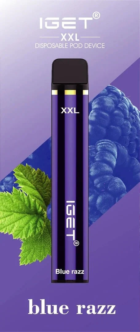 IGET XXL Vape - Blue Razz (1800 Puffs)