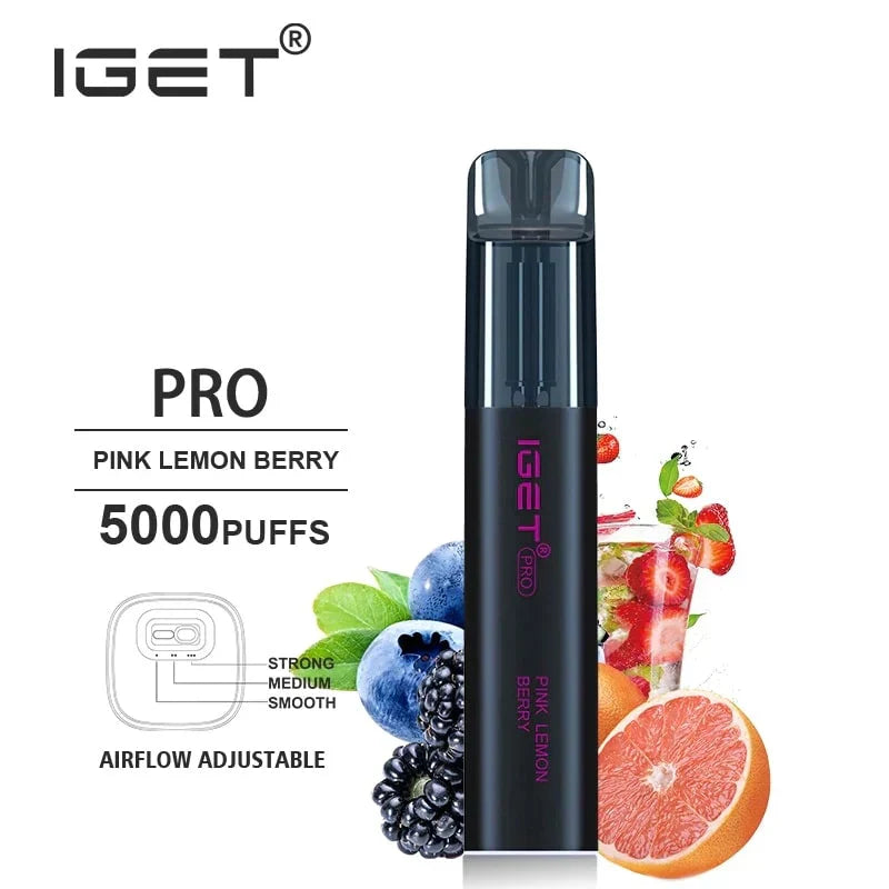 IGET PRO - Pink Lemon Berry (5000 Puffs)