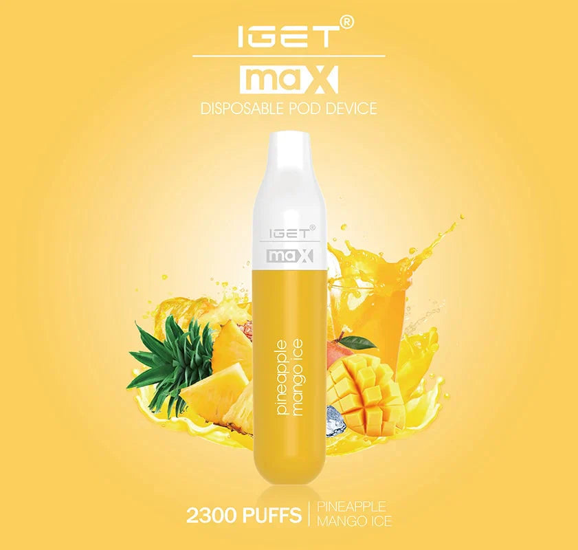 IGET Max Vape - Pineapple Mango Ice (2300 Puffs)