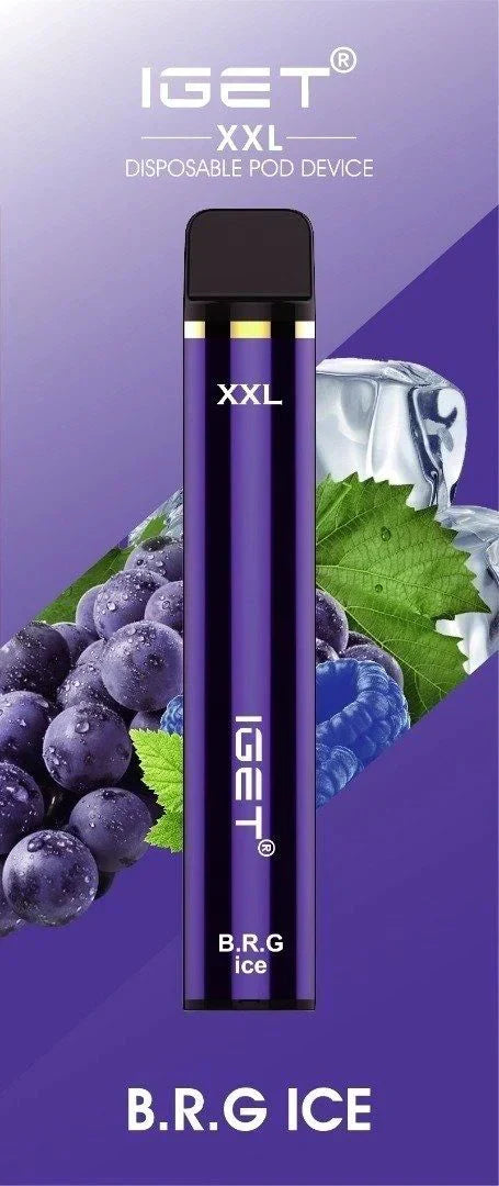 IGET XXL Vape - BRG Ice (1800 Puffs)