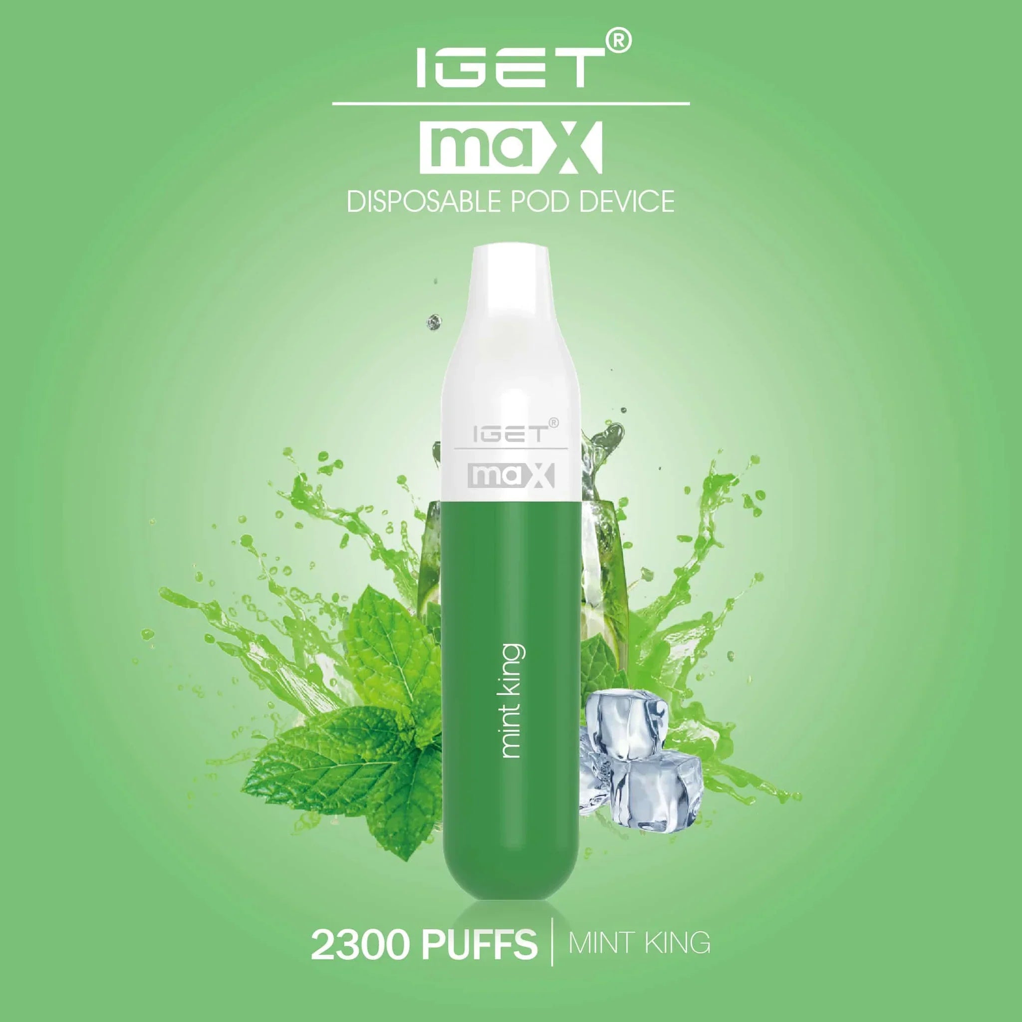 IGET Max Vape - Mint King (2300 Puffs)