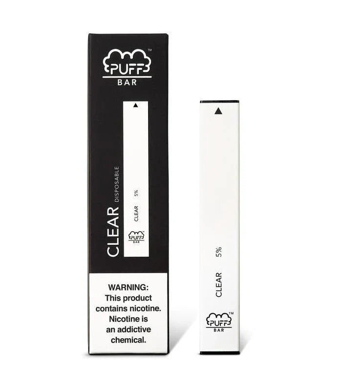 Puff Bar Disposable Device Clear
