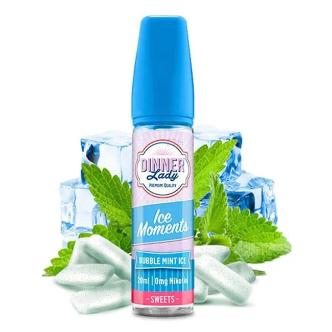 Dinner Lady Ice Moments E Liquid - Bubble Mint