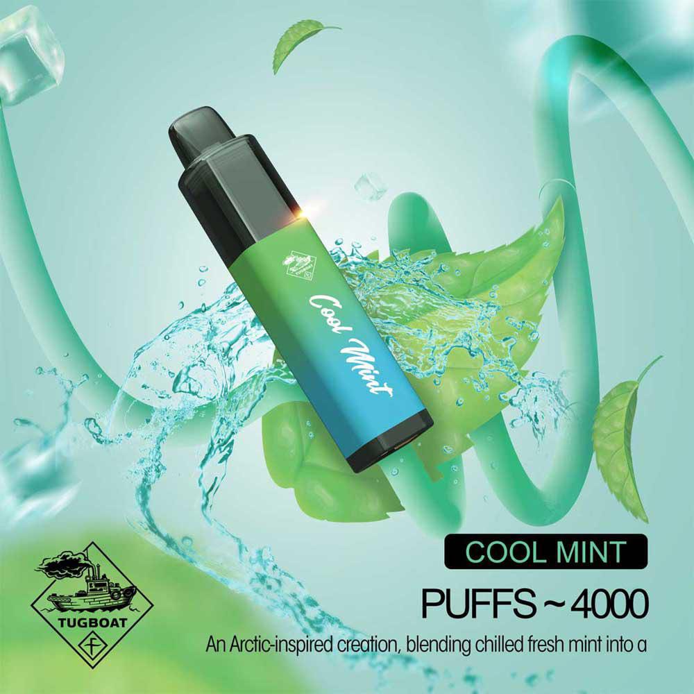 Tugboat Mega Flow Cool Mint (4000 Puffs)