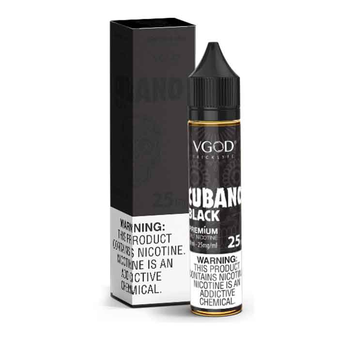 VGOD Nicotine Salt - Cubano Black