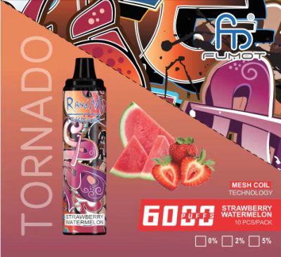 Tornado R&M Strawberry Watermelon (6000 Puffs)