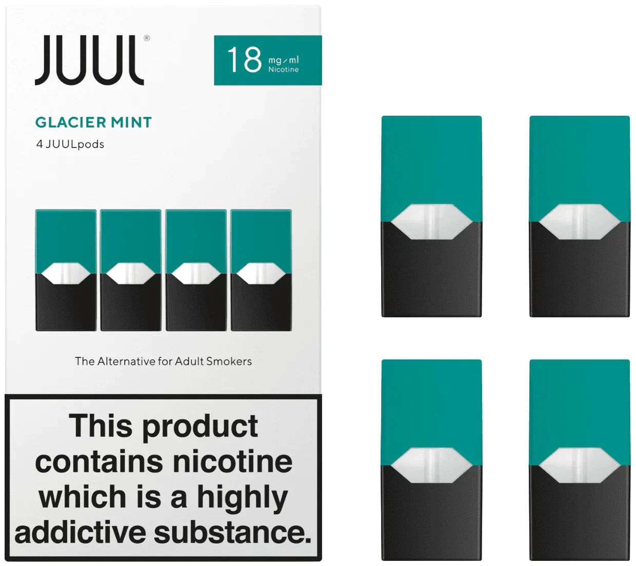 Juul Pods Glacier Mint 1.8%