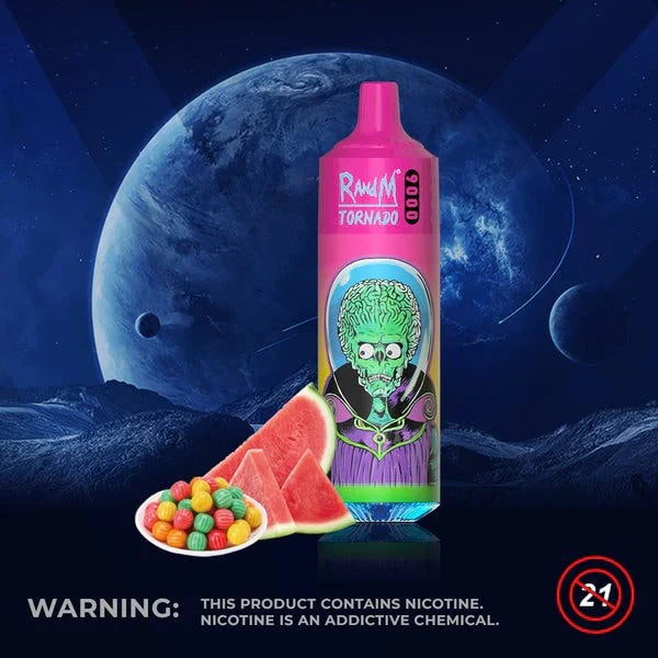 Tornado R&M Watermelon Bubblegum Ice (9000 Puffs)