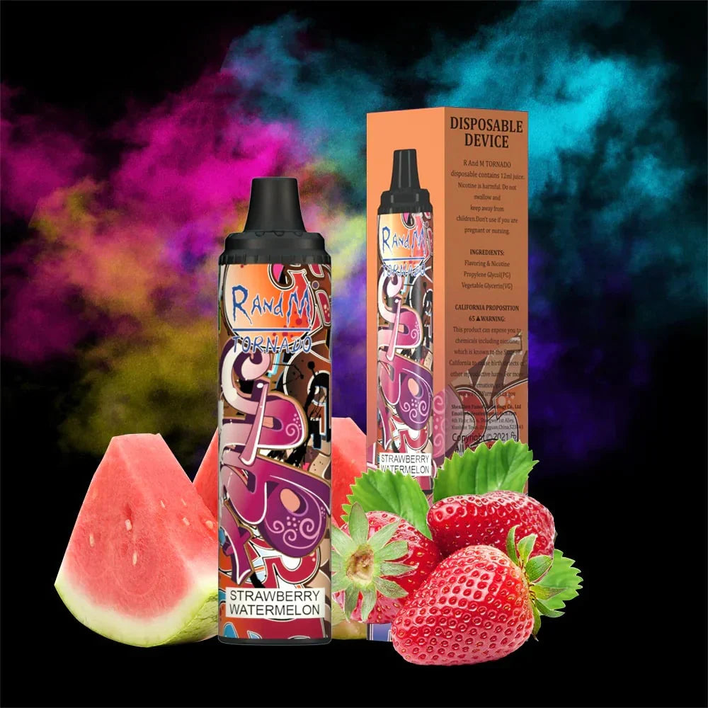 Tornado R&M Strawberry Watermelon Bubblegum (6000 Puffs)