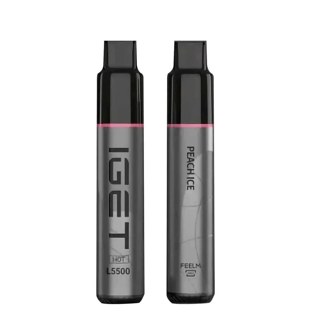 IGET HOT - Peach Ice (5500 Puffs)