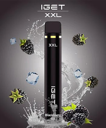 IGET XXL Vape - Blackberry Ice (1800 Puffs)