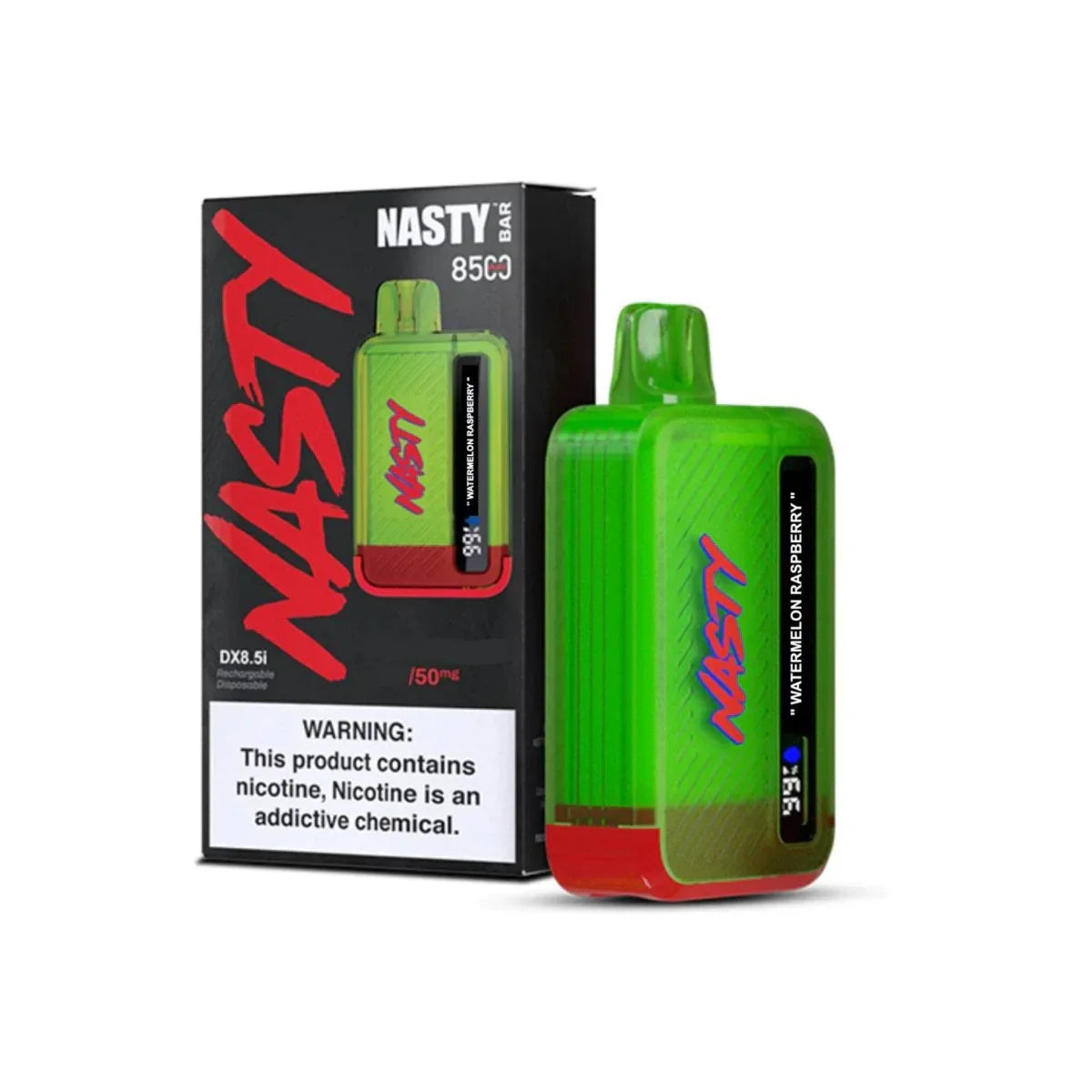 Nasty Bar Watermelon Raspberry (8500 Puffs)