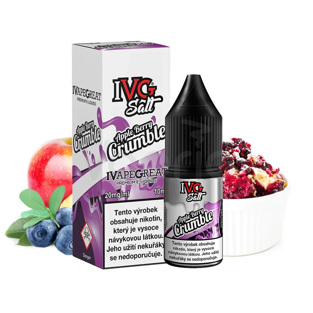 IVG SALTS – APPLE BERRY CRUMBLE – 30ML