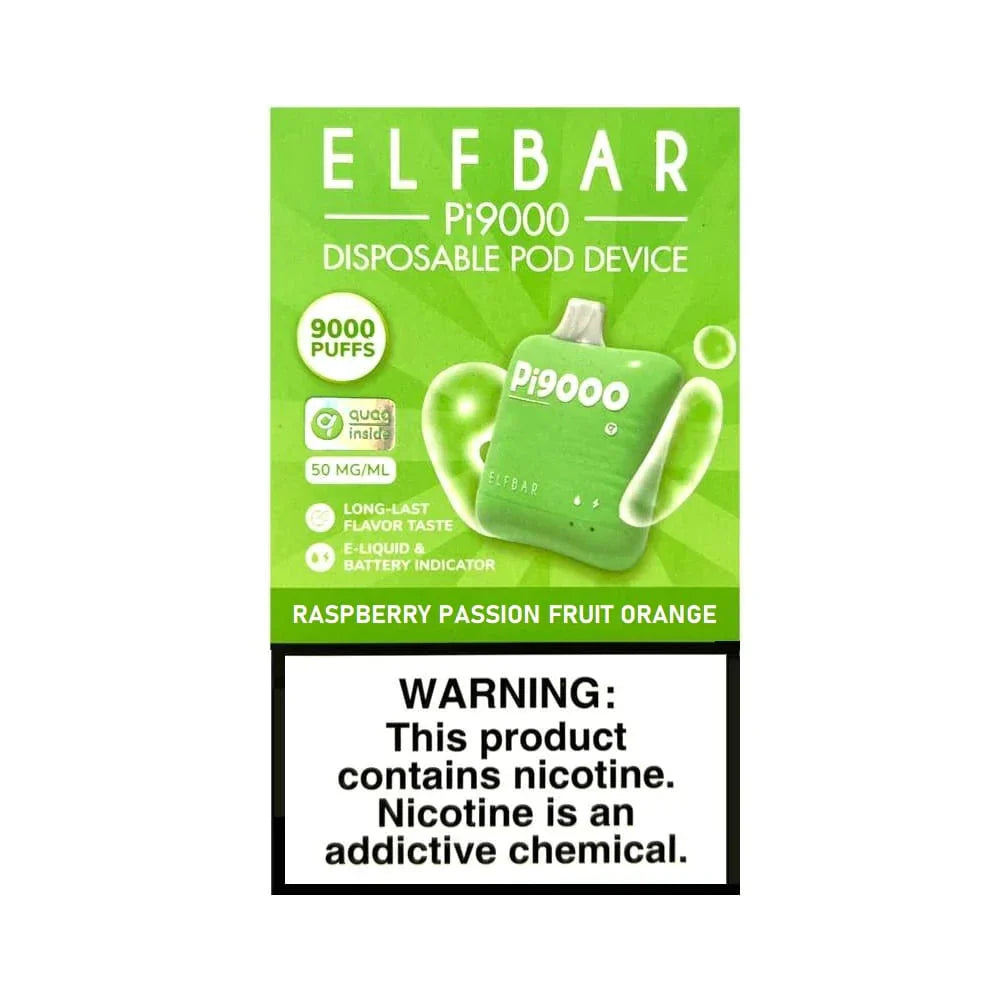 ELF BAR Pi9000 - Raspberry Passion Fruit Orange (9000 Puffs)