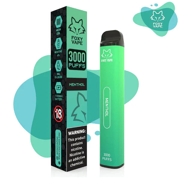 FoxyVape - Menthol (3000 Puffs)