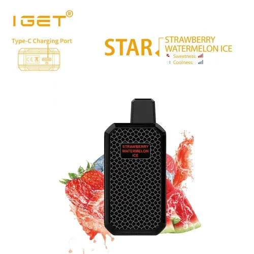 IGET Star - Strawberry Watermelon Ice (7000 Puffs)